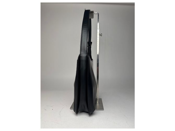 Vintage Givenchy Ledertasche schwarz - Ansicht 7