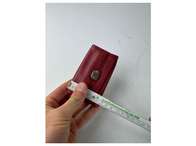 Vintage Dior Leather Key Holder Red - view 10