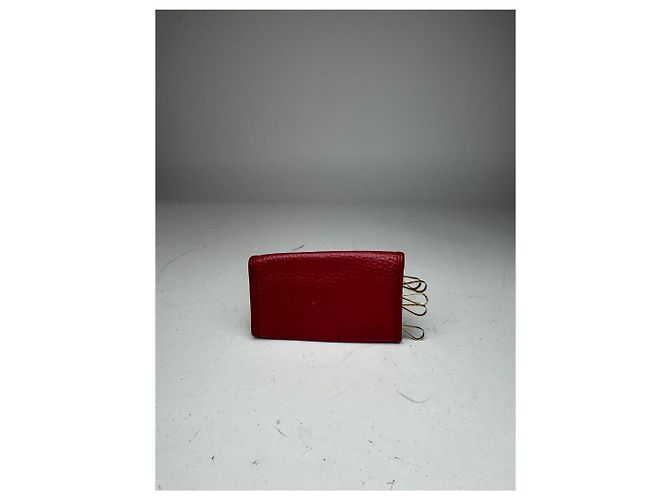 Vintage Dior Leather Key Holder Red - view 2