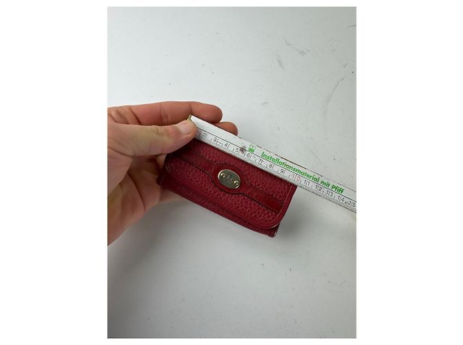 Vintage Dior Leather Key Holder Red - view 9