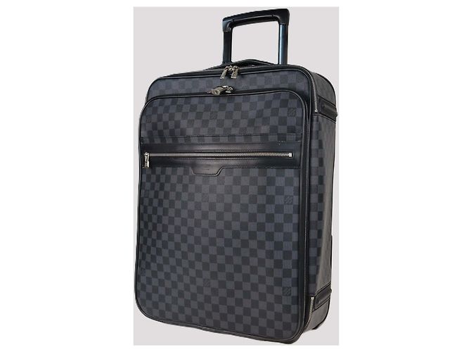 Valigia Louis Vuitton Damier Graphite Canvas Pegase 55 - vista 2