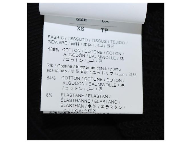 Off White Sudadera de manga larga de algodón negro con estampado floral Off-White - vista 6