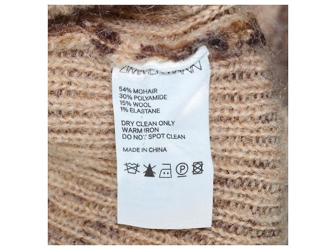 Maglione in mohair con stampa leopardata marrone Zimmermann Stampa leopardo - vista 6