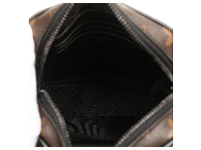 Borsa a Spalla Monogram Macassar Louis Vuitton Marrone Nero - vista 8