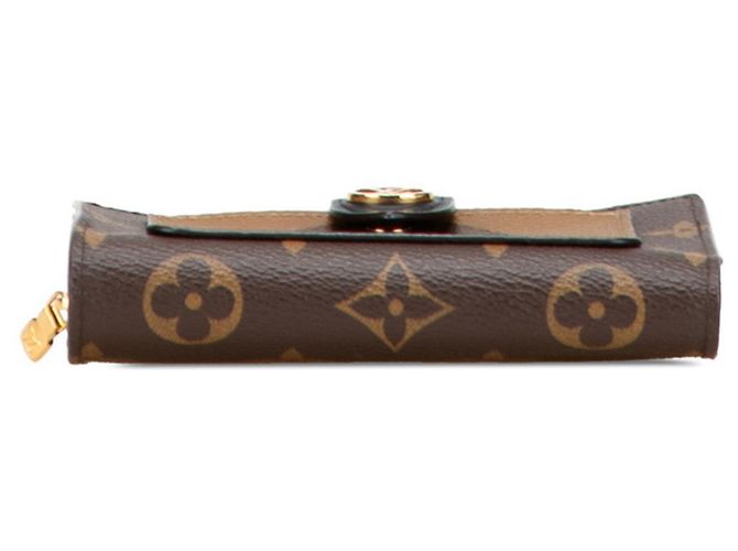 Louis Vuitton Monogram Giant Reverse Portemonnaie Juliet Bifold Braun - Ansicht 3