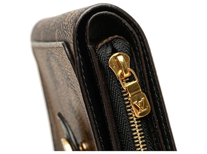 Louis Vuitton Monogram Giant Reverse Portemonnaie Juliet Bifold Braun - Ansicht 6