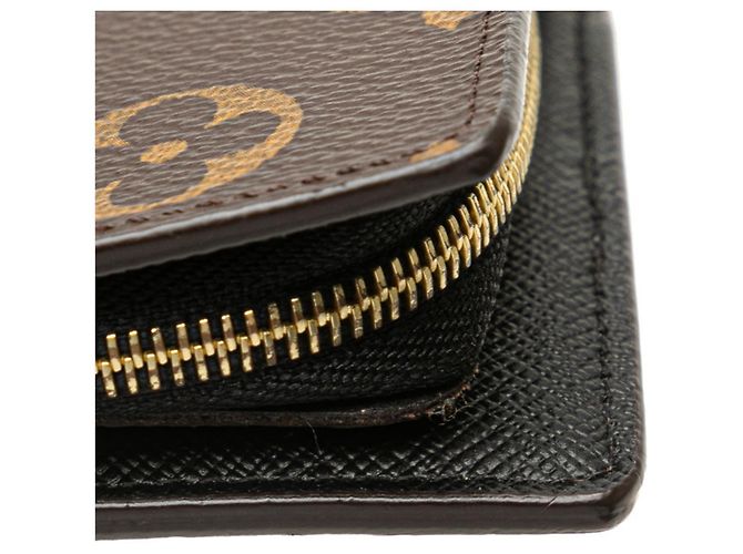Louis Vuitton Monogram Giant Reverse Portemonnaie Juliet Bifold Braun - Ansicht 7