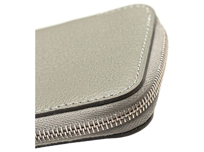 Monedero Azap Silkin de Hermès Castaño - vista 5