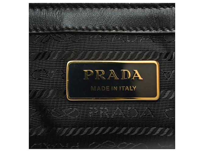 Prada 2-Wege Tote/Schultertasche Schwarz - Ansicht 11