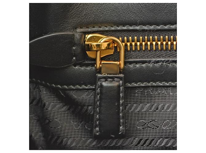 Prada 2-Wege Tote/Schultertasche Schwarz - Ansicht 12