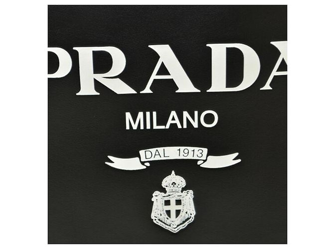 Prada 2-Wege Tote/Schultertasche Schwarz - Ansicht 5