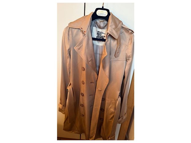 Gabardina Burberry de seda beige - vista 2