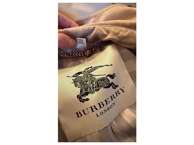 Gabardina Burberry de seda beige - vista 7
