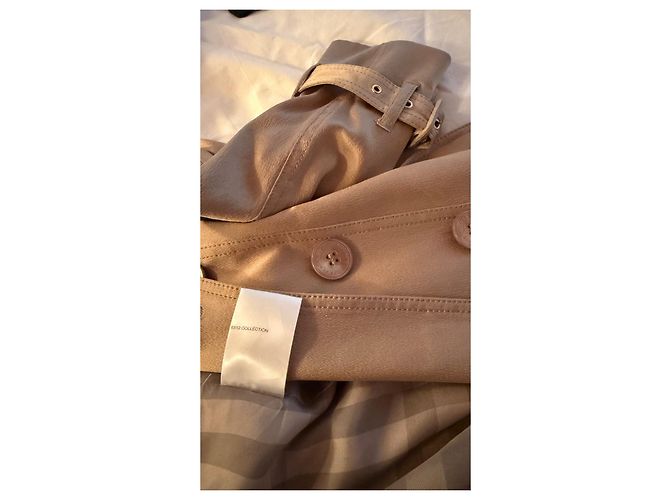 Gabardina Burberry de seda beige - vista 9