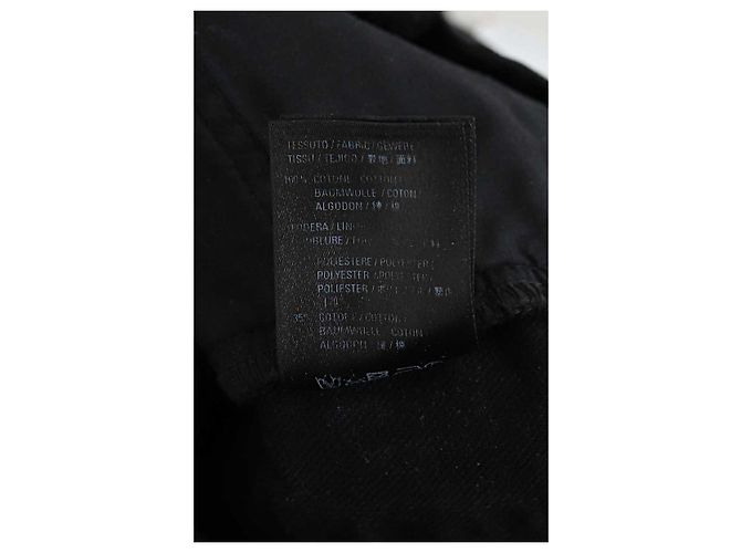 Balenciaga Mini falda negra de algodón Negro - vista 6