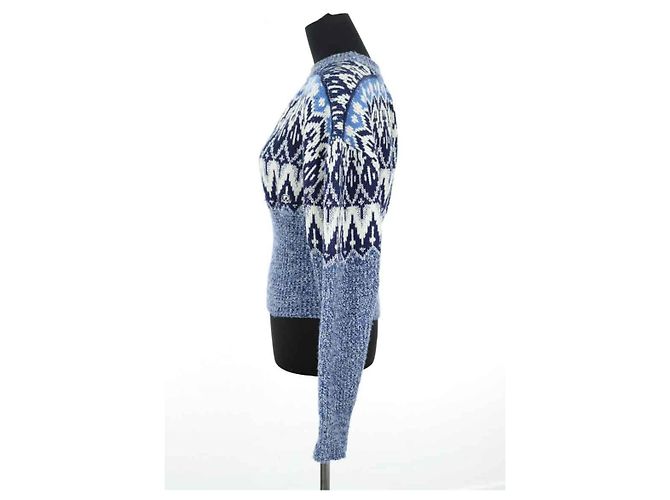 Paco Rabanne Jersey de lana azul - vista 3