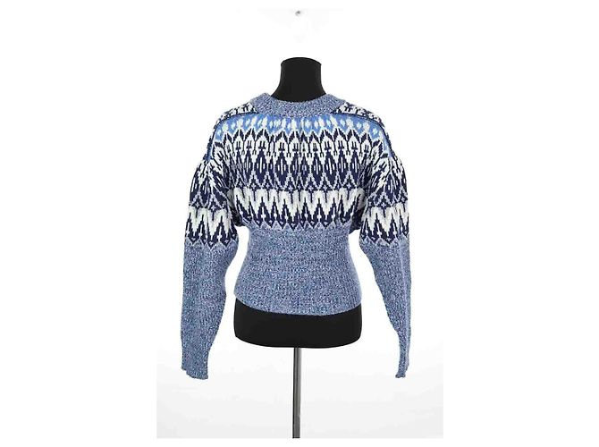 Paco Rabanne Jersey de lana azul - vista 4