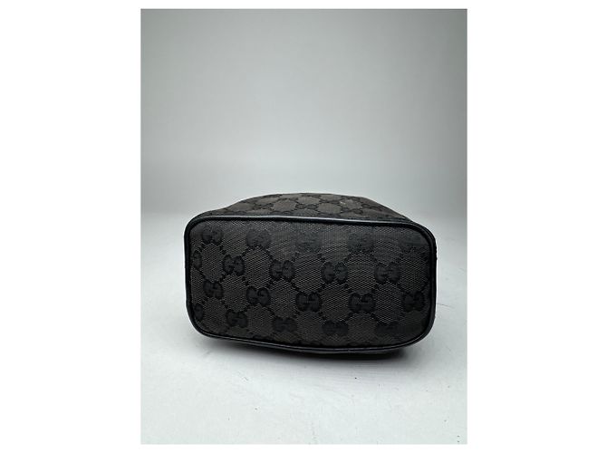 Vintage Mini Gucci Monogramm Tasche schwarz braun - Ansicht 10