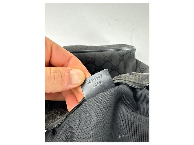 Vintage Mini Gucci Monogramm Tasche schwarz braun - Ansicht 5