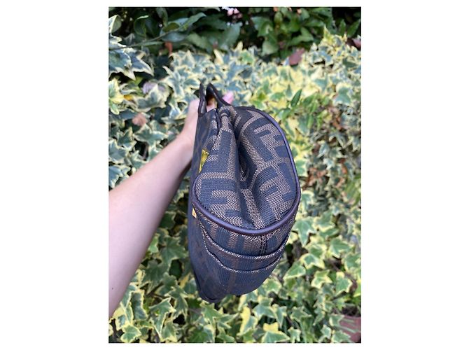 Selleria Fendi Pumpkin Handtasche aus Stoff Mehrfarbig - Ansicht 6
