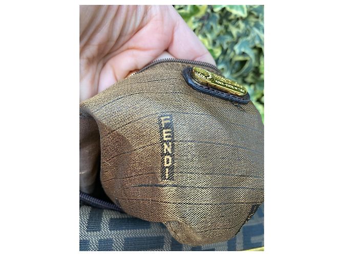 Selleria Fendi Pumpkin Handtasche aus Stoff Mehrfarbig - Ansicht 7