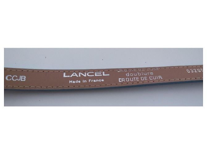 Cinturón Lancel de piel turquesa - vista 6