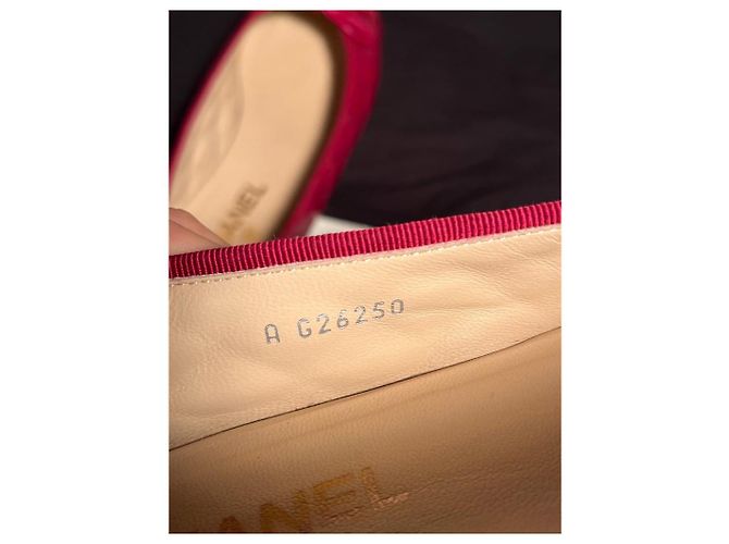 Chanel Ballerinas aus Lackleder Rot - Ansicht 8