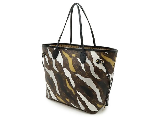 Louis Vuitton Monogram Neverfull MM Tote Bag Braun - Ansicht 2
