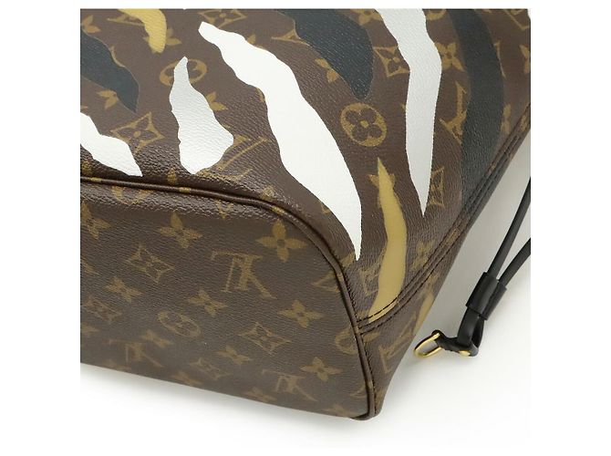 Louis Vuitton Monogram Neverfull MM Tote Bag Braun - Ansicht 3