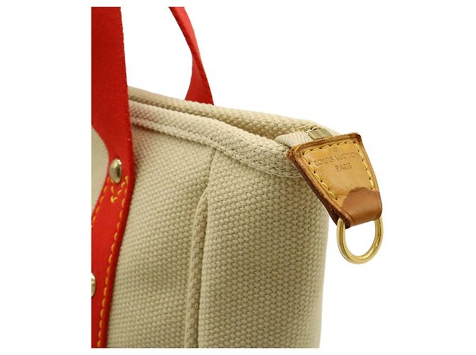 Louis Vuitton Antigua Cabas MM Tasche Braun Beige - Ansicht 7