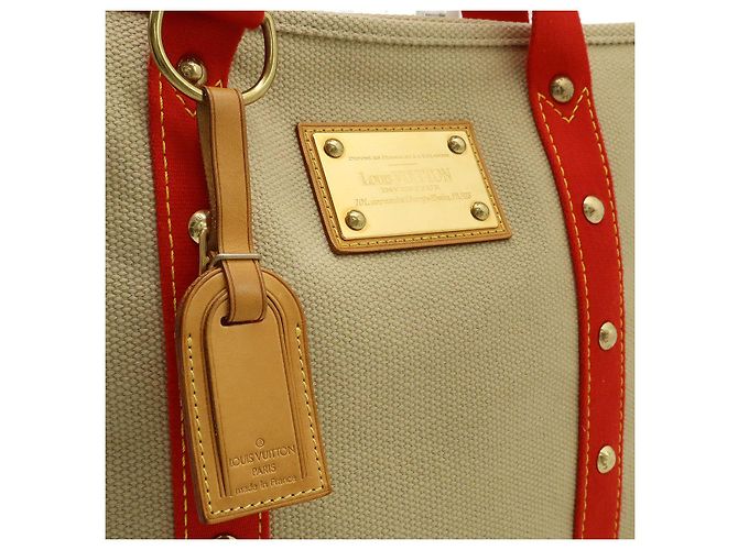 Louis Vuitton Antigua Cabas MM Tasche Braun Beige - Ansicht 8