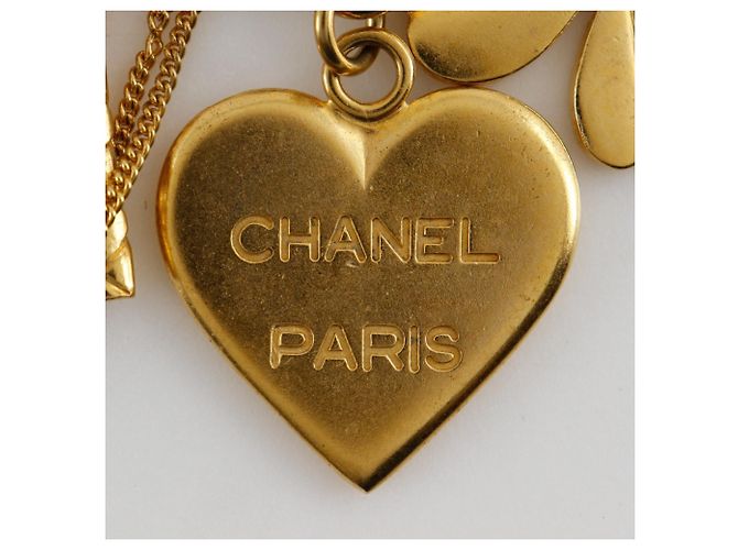 Spilla Charm Icona Chanel D'oro - vista 3