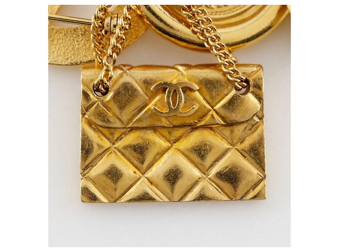 Spilla Charm Icona Chanel D'oro - vista 7