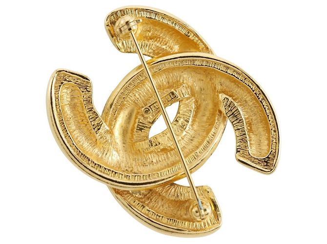 Spilla placcata in oro Coco Mark di CHANEL D'oro - vista 2