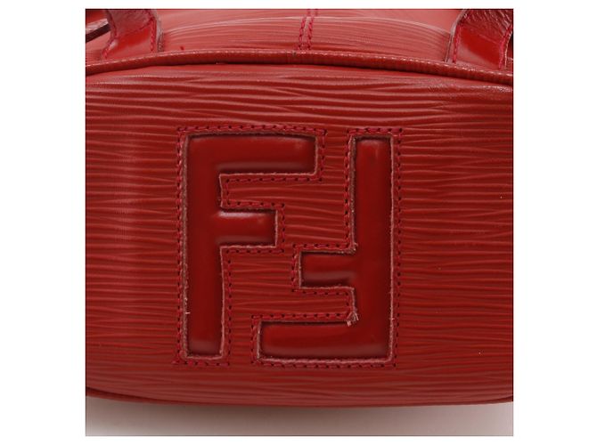 Fendi Mini Rucksack Rot Leder - Ansicht 18