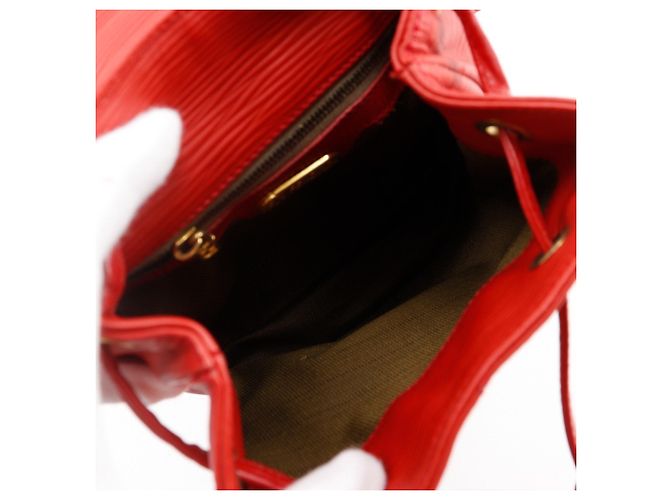 Fendi Mini Rucksack Rot Leder - Ansicht 6