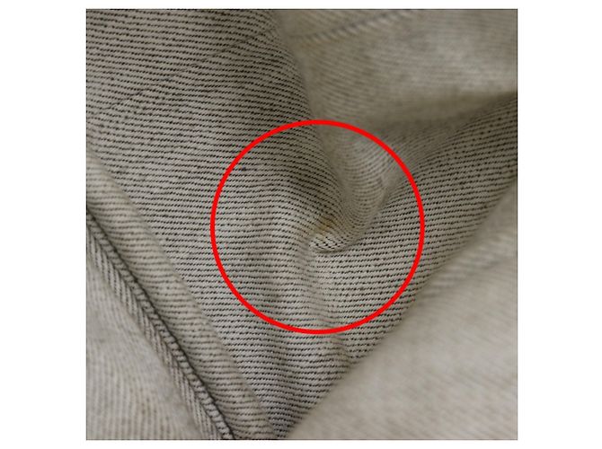 Borsa Prada Canapa in denim grigio chiaro - vista 11