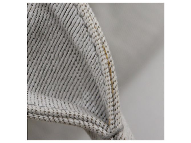 Borsa Prada Canapa in denim grigio chiaro - vista 12