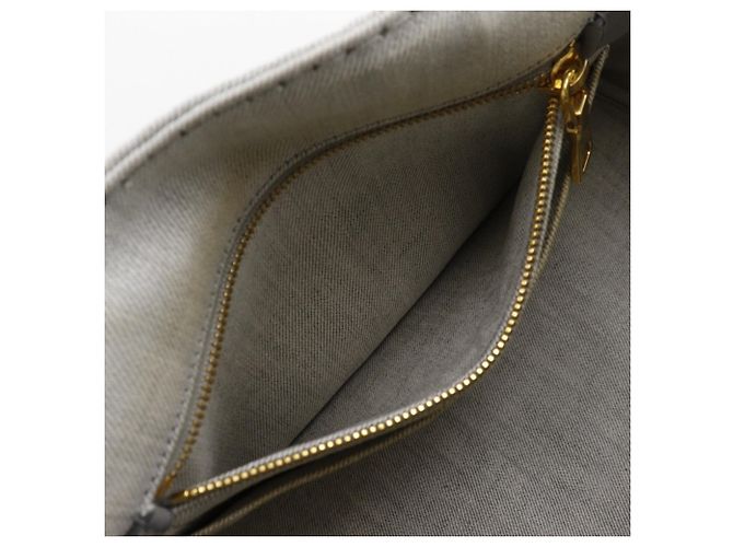 Borsa Prada Canapa in denim grigio chiaro - vista 7
