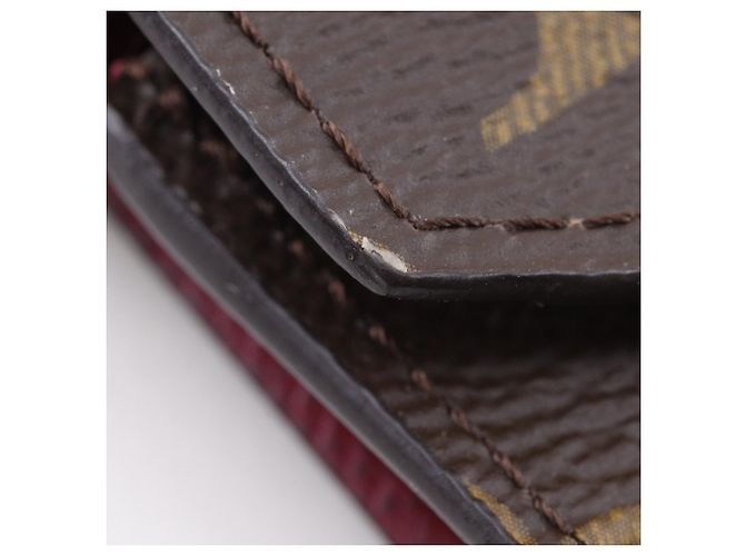 Cartera Tri-fold Victorine de Louis Vuitton Castaño Fucsia - vista 9