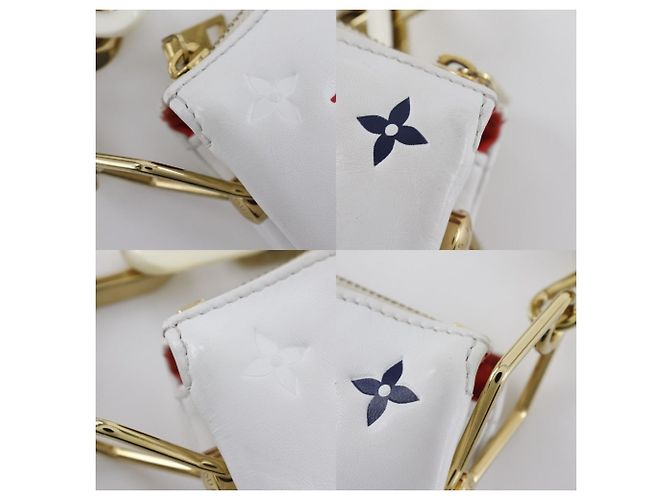 Louis Vuitton Kussan PM Shoulder Bag White Red Navy blue - view 10