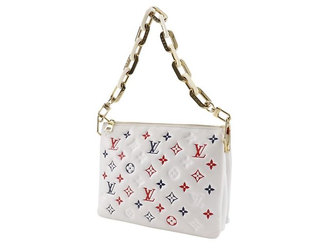 Louis Vuitton Kussan PM Shoulder Bag White Red Navy blue - view 2