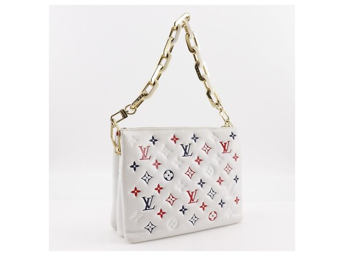 Louis Vuitton Kussan PM Shoulder Bag White Red Navy blue - view 3
