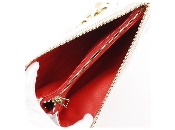 Louis Vuitton Kussan PM Shoulder Bag White Red Navy blue - view 5