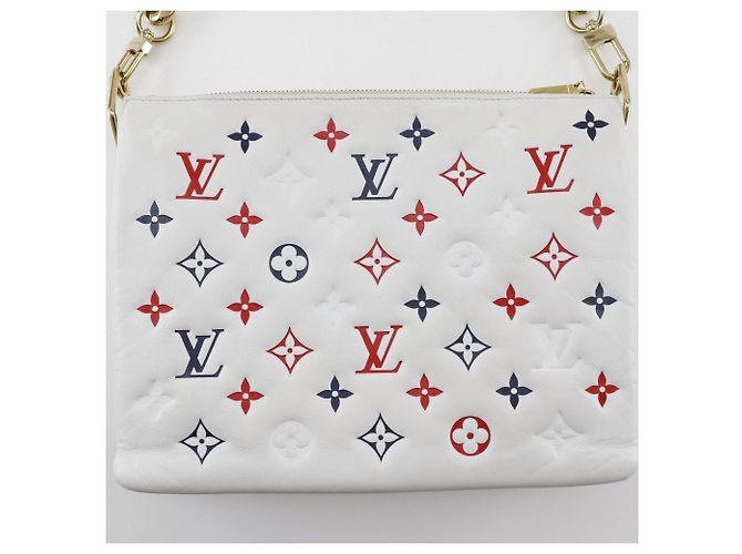 Louis Vuitton Kussan PM Shoulder Bag White Red Navy blue - view 8