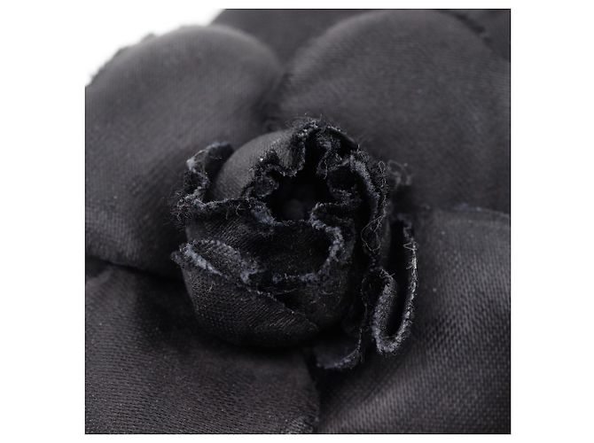 Fermaglio in nastro Camelia di Chanel Nero - vista 7