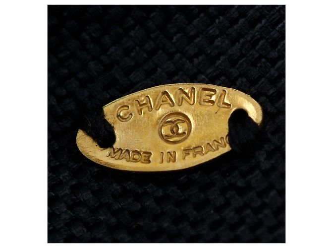 Fermaglio in nastro Camelia di Chanel Nero - vista 8