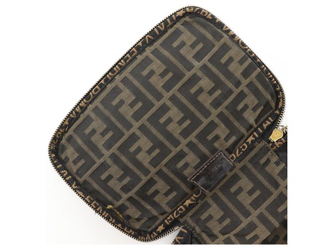 Pochette da Trucco Pieghevole Fendi Marrone - vista 11