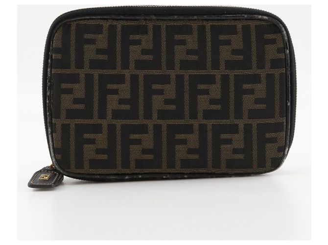 Pochette da Trucco Pieghevole Fendi Marrone - vista 7