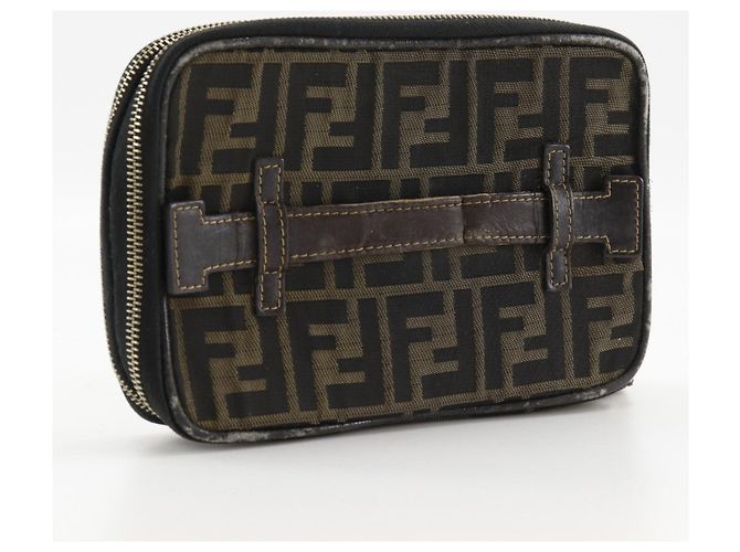 Pochette da Trucco Pieghevole Fendi Marrone - vista 9